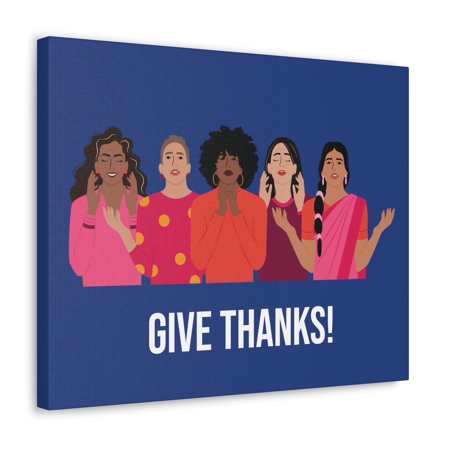 Give Thanks Canvas Gallery Wrap: FREE SHIPPING
