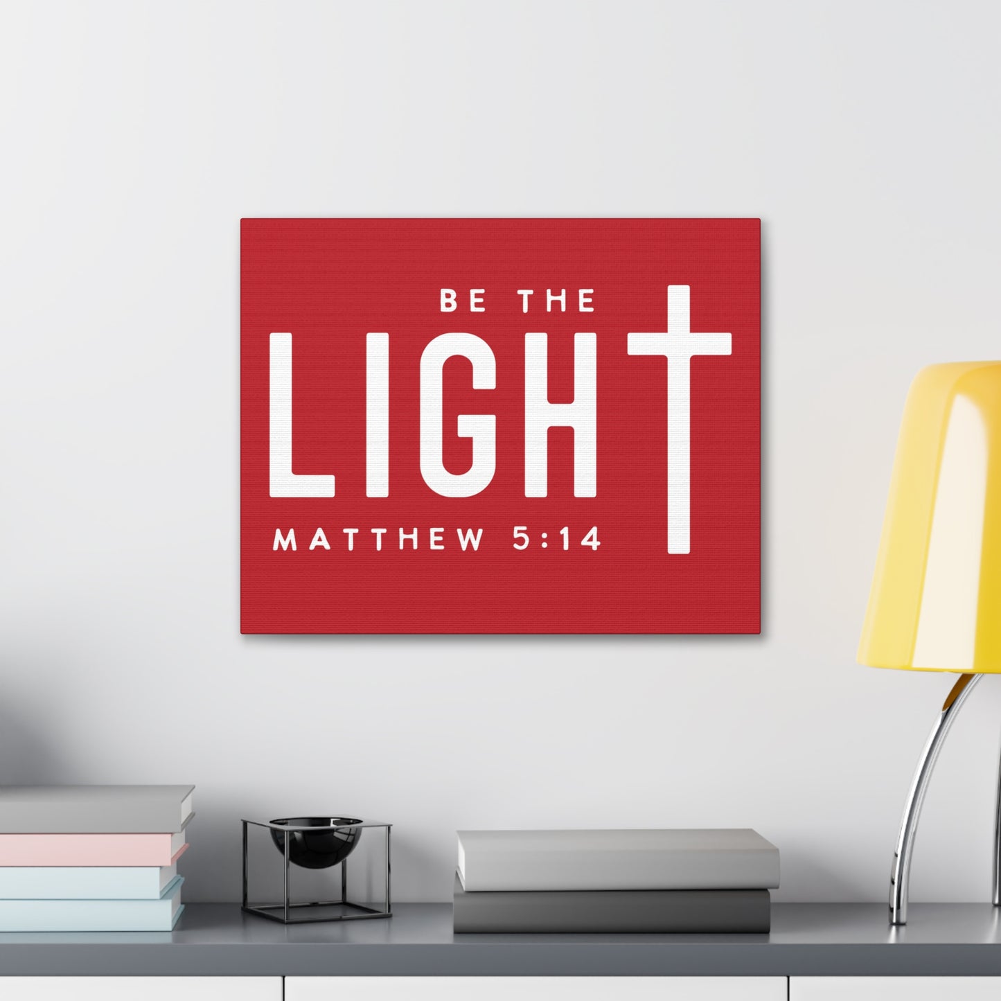Be The Light Canvas Gallery Wrap: Free Shipping