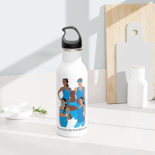 In Movement, We Find Momentum Stainless Steel Water Bottle with AFFIRMATION