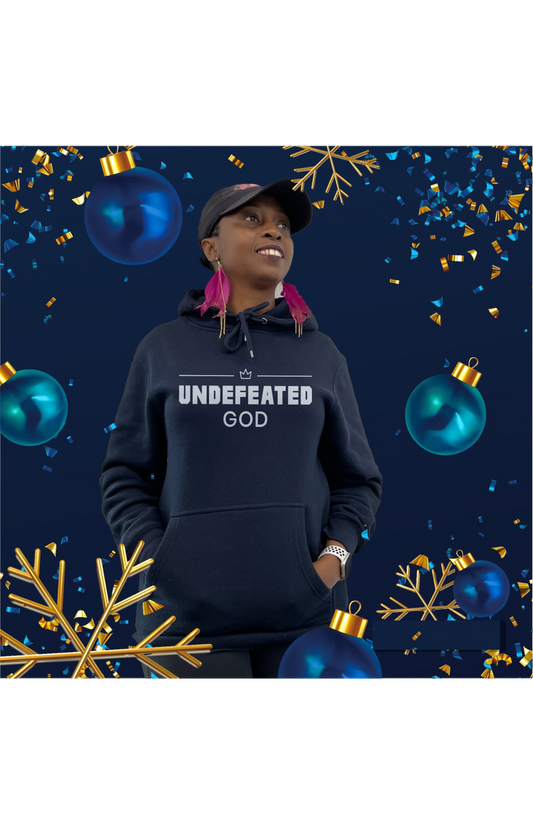 Undefeated God : Unisex Adult Hooded Sweatshirt: ORDER YOURS NOW! USE CODE SONJARZO10  to get 10% discount